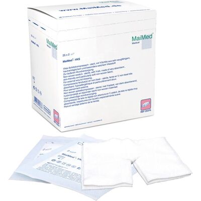 MaiMed Sterile Vlies-Kompressen 5x5 cm Packung mit 6 MaiMed Sterile Vlies-Kompressen 5x5 cm Packung mit 6