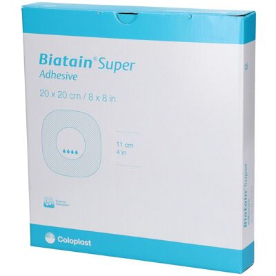 Biatain Super selbst-haftend Superabs.20x20 cm 10 St Verband Biatain Super selbst-haftend Superabs.20x20 cm 10 St Verband
