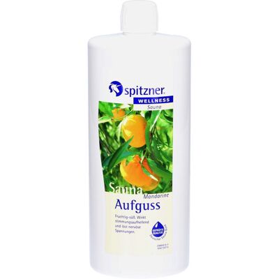 Spitzner Saunaaufguss Mandarine Wellness 1000 ml Konzentrat Spitzner Saunaaufguss Mandarine Wellness 1000 ml Konzentrat