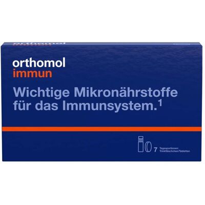 Orthomol Immun Trinkfläschchen/Tabl.Kombipack. 7 St Trinkampullen Orthomol Immun Trinkfläschchen/Tabl.Kombipack. 7 St Trinkampullen
