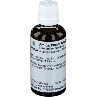 Weleda Arnica Tota D6 Lösung - Homöopathisches Mittel Weleda Arnica Tota D6 Lösung - Homöopathisches Mittel