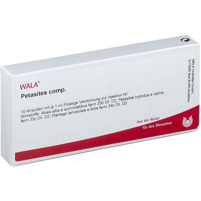 WALA Petasites comp.Ampullen 10x1 ml Ampullen WALA Petasites comp.Ampullen 10x1 ml Ampullen