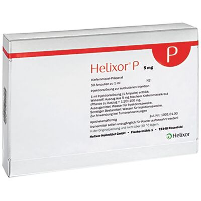 Helixor P Ampullen 5 mg 50 St Helixor P Ampullen 5 mg 50 St