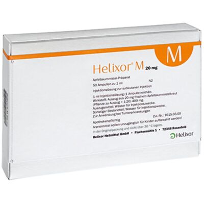Helixor M Ampullen 20 mg 50 St Helixor M Ampullen 20 mg 50 St