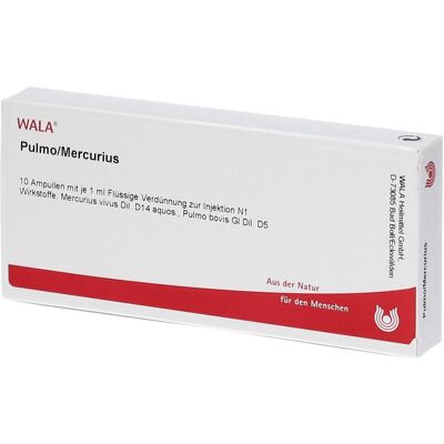 WALA Pulmo/Mercurius Ampullen 10x1 ml WALA Pulmo/Mercurius Ampullen 10x1 ml