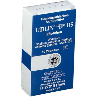 Utilin H D 5 Zäpfchen 10 St Suppositorien Utilin H D 5 Zäpfchen 10 St Suppositorien