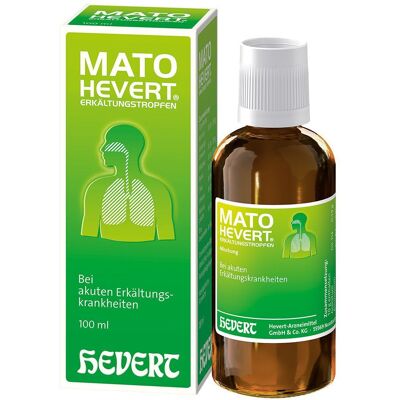 Mato Hevert Erkältungstropfen 100 ml Tropfen Mato Hevert Erkältungstropfen 100 ml Tropfen