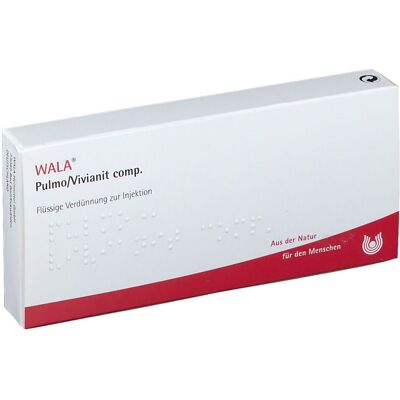 WALA Pulmo/Vivianit comp.Ampullen 10x1 ml Ampullen WALA Pulmo/Vivianit comp.Ampullen 10x1 ml Ampullen