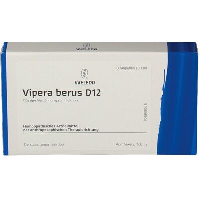 Weleda Vipera Berus D 12 Ampullen 8x1 ml Weleda Vipera Berus D 12 Ampullen 8x1 ml