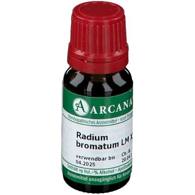ARCANA Radium bromatum LM 12 Dilution 10 ml ARCANA Radium bromatum LM 12 Dilution 10 ml