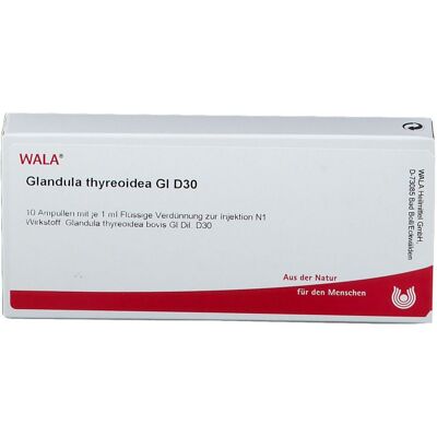 WALA Glandula Thyreoidea GL D 30 Ampullen 10x1 ml WALA Glandula Thyreoidea GL D 30 Ampullen 10x1 ml