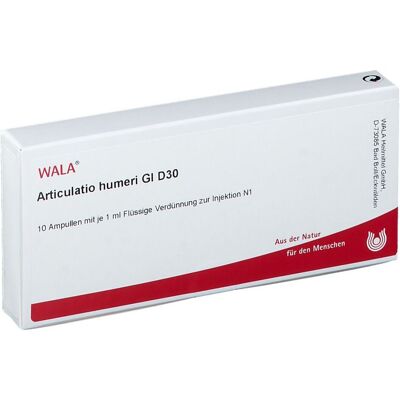 WALA Articulatio humeri GL D 30 Ampullen 10x1 ml WALA Articulatio humeri GL D 30 Ampullen 10x1 ml