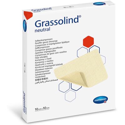 Paul Hartmann AG Grassolind Sterile Compressen 10x10 cm - Kompressen Paul Hartmann AG Grassolind Sterile Compressen 10x10 cm - Kompressen