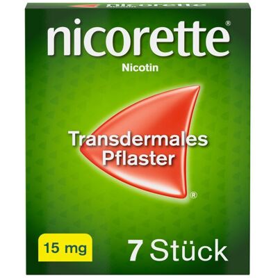 Nicorette TX Pflaster 15 mg 7 St transdermal Nicorette TX Pflaster 15 mg 7 St transdermal