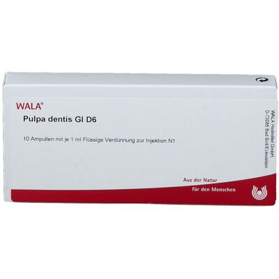 WALA Pulpa Dentis GL D 6 Ampullen 10x1 ml WALA Pulpa Dentis GL D 6 Ampullen 10x1 ml