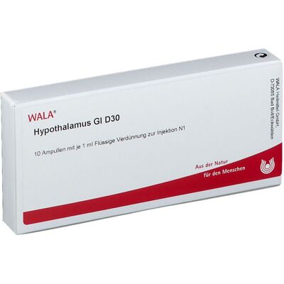 WALA Hypothalamus GL D 30 Ampullen 10x1 ml WALA Hypothalamus GL D 30 Ampullen 10x1 ml