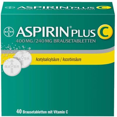 Aspirin plus C Brausetabletten 40 St Aspirin plus C Brausetabletten 40 St