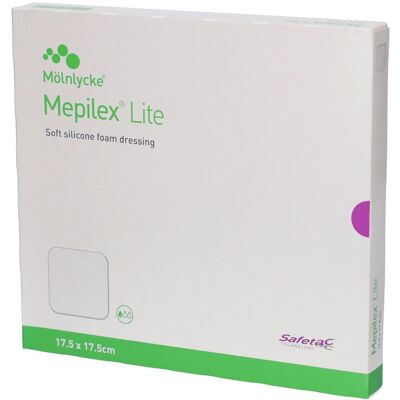 Mepilex Lite Schaumverband 17,5x17,5 cm steril 5 St Verband Mepilex Lite Schaumverband 17,5x17,5 cm steril 5 St Verband