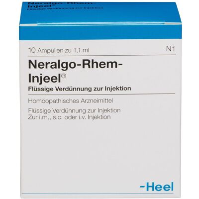 Heel Neralgo Rhem Injeel - Homöopathisches Heilmittel - 10 Ampullen Heel Neralgo Rhem Injeel - Homöopathisches Heilmittel - 10 Ampullen