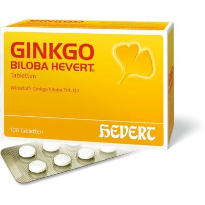 Ginkgo Biloba Hevert Tabletten 100 St Ginkgo Biloba Hevert Tabletten 100 St
