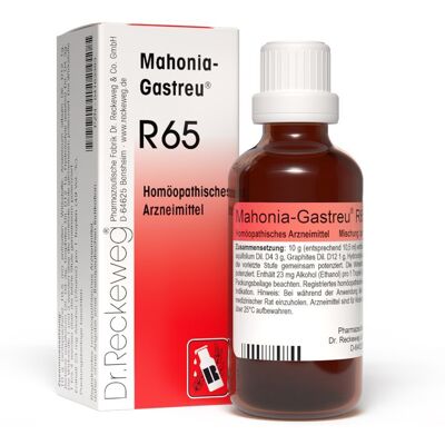 Dr. Reckeweg MAHONIA-Gastreu R65 Mischung 50 ml Dr. Reckeweg MAHONIA-Gastreu R65 Mischung 50 ml
