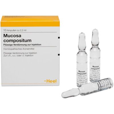 Heel Mucosa compositum - Homöopathisches Arzneimittel - 10 Ampullen Heel Mucosa compositum - Homöopathisches Arzneimittel - 10 Ampullen