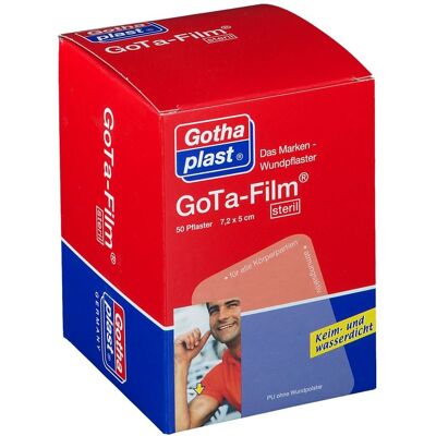 Gothaplast Gota Film steril 5x7,2 cm Pflaster 50 St Gothaplast Gota Film steril 5x7,2 cm Pflaster 50 St
