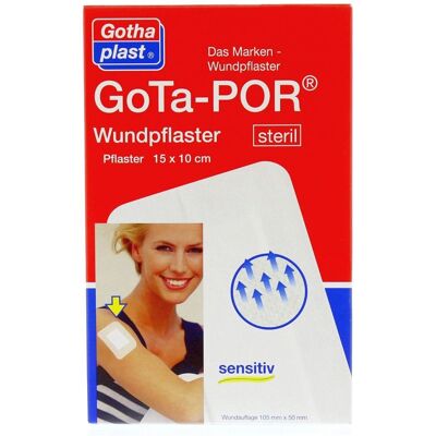 Gothaplast Gota-Por Wundpflaster steril 100x150 mm 50 St Pflaster Gothaplast Gota-Por Wundpflaster steril 100x150 mm 50 St Pflaster