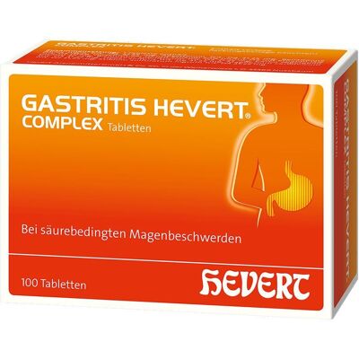 Gastritis Hevert Complex Tabletten 100 St Gastritis Hevert Complex Tabletten 100 St