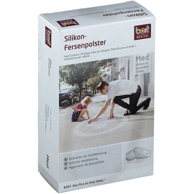 Bort Bort Silikon Fersenpolster M - Schuh-Einlagen - Polsterndes Silikonmaterial Bort Bort Silikon Fersenpolster M - Schuh-Einlagen - Polsterndes Silikonmaterial