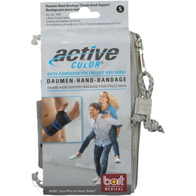 Bort ActiveColor Daumen Hand Band.S schwarz 1 St Bandage(s) Bort ActiveColor Daumen Hand Band.S schwarz 1 St Bandage(s)