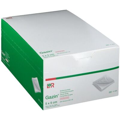 Gazin 5x5cm Sterile Chirurgische Gazekompressen Gazin 5x5cm Sterile Chirurgische Gazekompressen