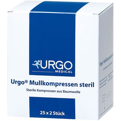 Urgo Mullkompressen 10x10 cm unsteril 100 St Kompressen Urgo Mullkompressen 10x10 cm unsteril 100 St Kompressen