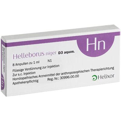 Helixor - Helleborus Niger D3 aquos - 8 Ampullen - Homöopathie Helixor - Helleborus Niger D3 aquos - 8 Ampullen - Homöopathie