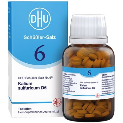 DHU Biochemie Biochemie DHU 6 Kalium sulfuricum D Tabletten 420 St DHU Biochemie Biochemie DHU 6 Kalium sulfuricum D Tabletten 420 St