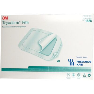3M Tegaderm Film 15x20 cm 1628 10 St Pflaster 3M Tegaderm Film 15x20 cm 1628 10 St Pflaster
