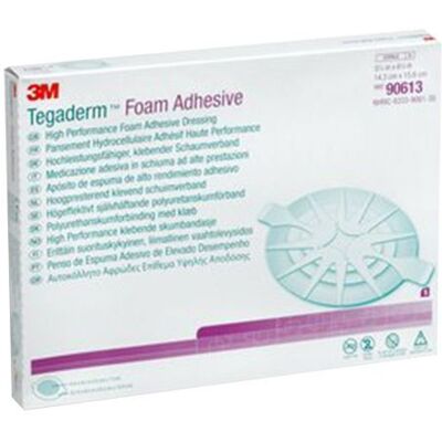 3M Tegaderm Foam Adhesive FK 14,3x15,6 cm oval 90613 5 St Verband 3M Tegaderm Foam Adhesive FK 14,3x15,6 cm oval 90613 5 St Verband