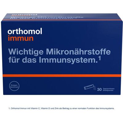 Orthomol - Immun Direktgranulat - Orange - Nahrungsergänzungsmittel Orthomol - Immun Direktgranulat - Orange - Nahrungsergänzungsmittel