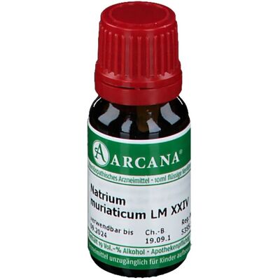 ARCANA Natrium Muriaticum LM 24 Dilution 10 ml ARCANA Natrium Muriaticum LM 24 Dilution 10 ml