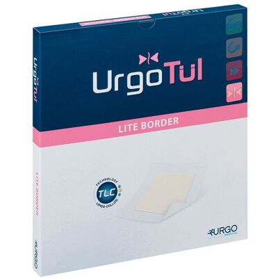 Urgotül Lite Border 8x8 cm Verband Spender 50 St Urgotül Lite Border 8x8 cm Verband Spender 50 St