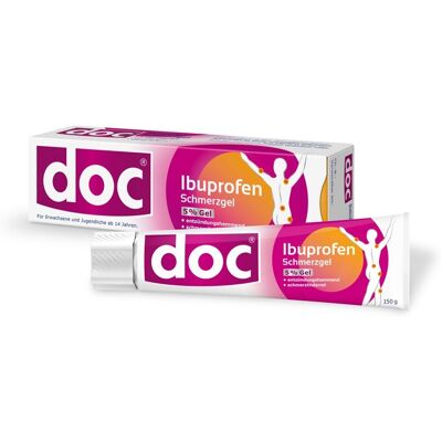 DOC Ibuprofen Schmerzgel 5% 150 g Gel DOC Ibuprofen Schmerzgel 5% 150 g Gel