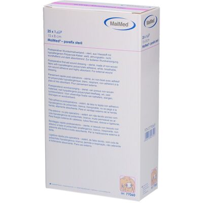 Maimed porefix steril 8x15 cm 25x1 St Maimed porefix steril 8x15 cm 25x1 St
