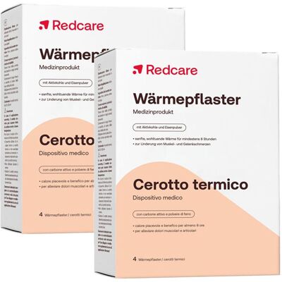 Redcare von Shop Apotheke 2x Wärmepflaster RedCare 2x4 St Pflaster Redcare von Shop Apotheke 2x Wärmepflaster RedCare 2x4 St Pflaster
