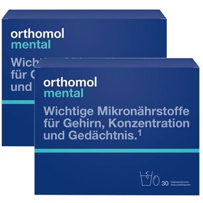 2x Orthomol mental Granulat 2x30 St 2x Orthomol mental Granulat 2x30 St