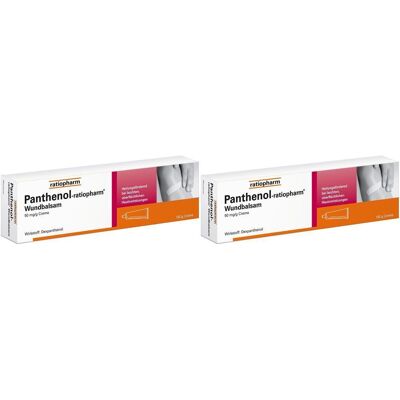 PANTHENOL-ratiopharm Wundbalsam Doppelpack 2x100 g Creme PANTHENOL-ratiopharm Wundbalsam Doppelpack 2x100 g Creme