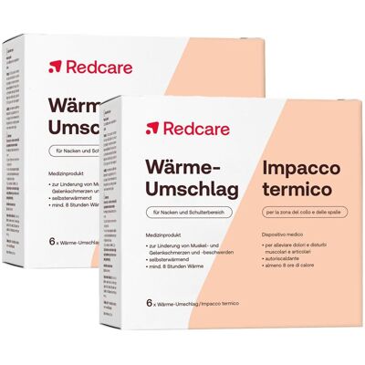 Redcare von Shop Apotheke Redcare Wärmeumschlag Doppelpack 2x6 St Pflaster Redcare von Shop Apotheke Redcare Wärmeumschlag Doppelpack 2x6 St Pflaster