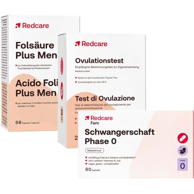 Redcare von Shop Apotheke Redcare Ovulationstest, Schwangerschaft Phase 0 & Foläure for Men 1 St Test Redcare von Shop Apotheke Redcare Ovulationstest, Schwangerschaft Phase 0 & Foläure for Men 1 St Test
