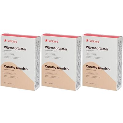 Redcare von Shop Apotheke Waermepflaster Redcare 3er-Pack 3x4 St Pflaster Redcare von Shop Apotheke Waermepflaster Redcare 3er-Pack 3x4 St Pflaster