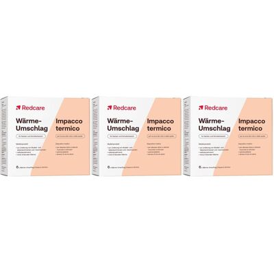 Redcare von Shop Apotheke Redcare Wärmeumschlag 3x6 St Pflaster Redcare von Shop Apotheke Redcare Wärmeumschlag 3x6 St Pflaster