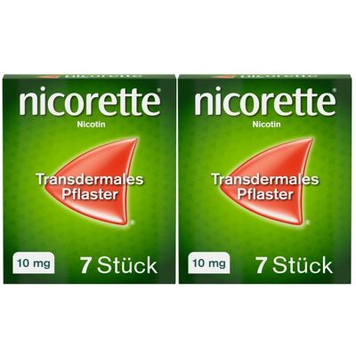 nicorette® TX Pflaster 10 mg x2 2x7 St transdermal nicorette® TX Pflaster 10 mg x2 2x7 St transdermal